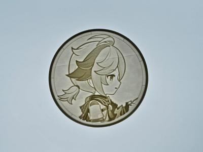 Embossed Merchandise Badge/Pin - Kaedehara Kazuha (Genshin Impact)