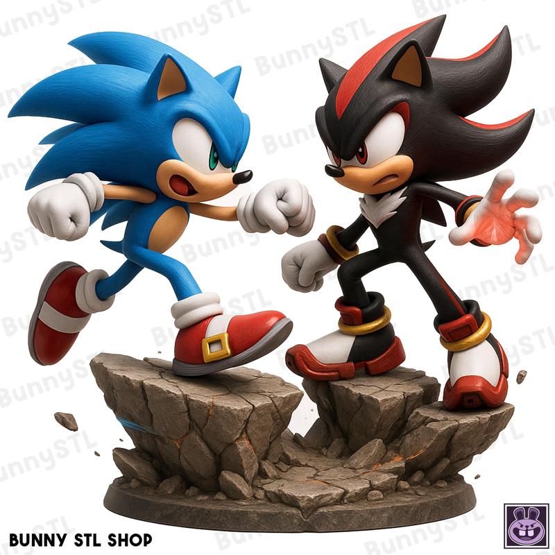 Sonic Vs Shadow -  Sonic the hedgehog