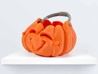 Pumpkin hallowen with handle