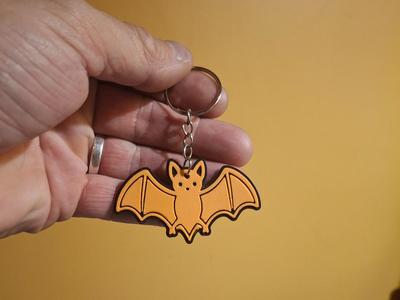Cute little bat keychain