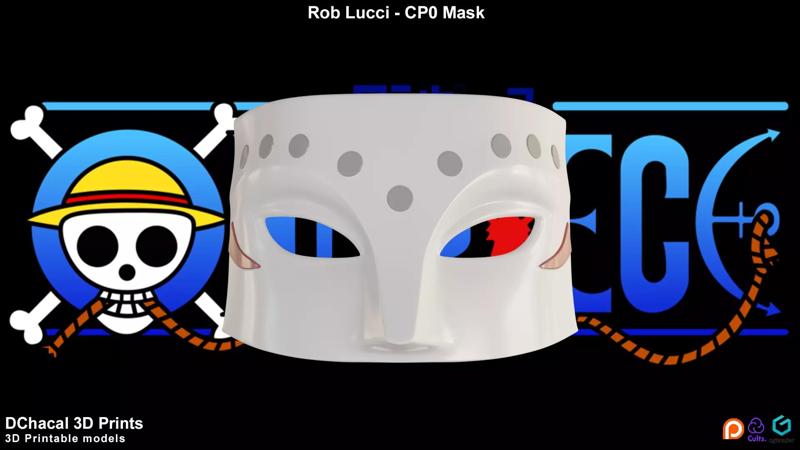 Rob Lucci - CP 0 Mask - One piece