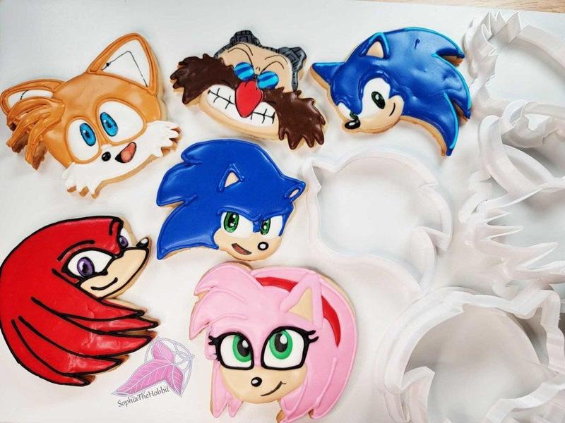 Sonic and Friends Cookie Cutter Set