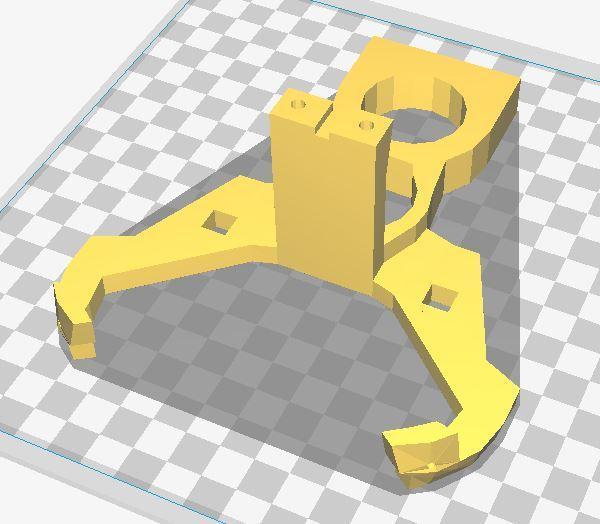 InMoov Gear & Face holder All In One Remix