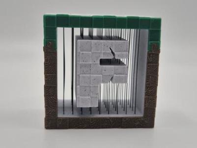 Minecraft Letter F String Art Alphabet