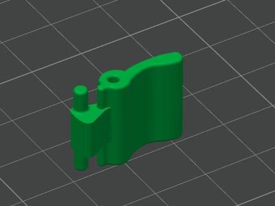 Button for angle grinder (AG), repair.
