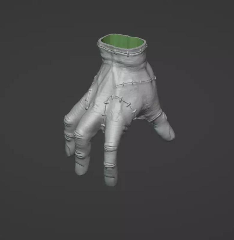 THE THING THE HAND PENCIL HOLDER WEDNESDAY STL MODEL