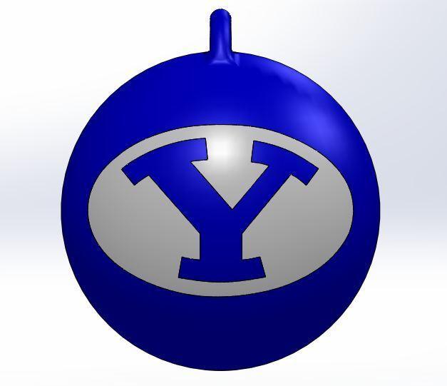BYU Christmas Ornament