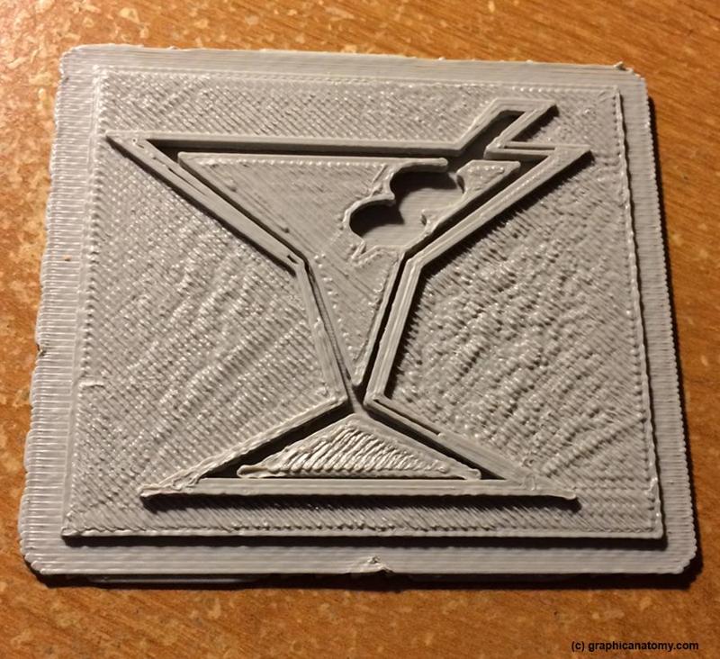 Martini Design Coaster