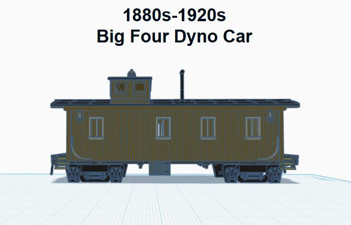 Big Four Dynamometer Car/Caboose (HO SCALE)