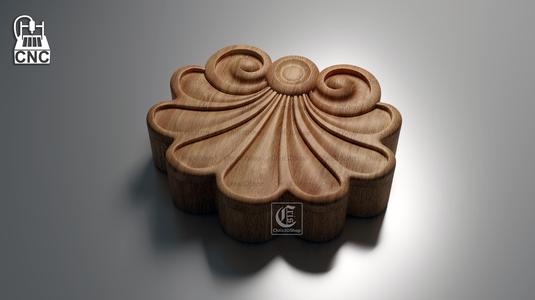 Shell Jewelry Box -3D STL files for CNC and 3D Printer