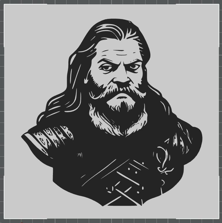 art wall/picture on the wall  Game Thrones Tormund Giantsbane