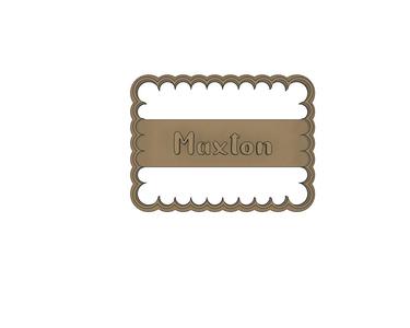 COOKIE CUTTERS PETIT BEURRE FIRST NAME MAXTON