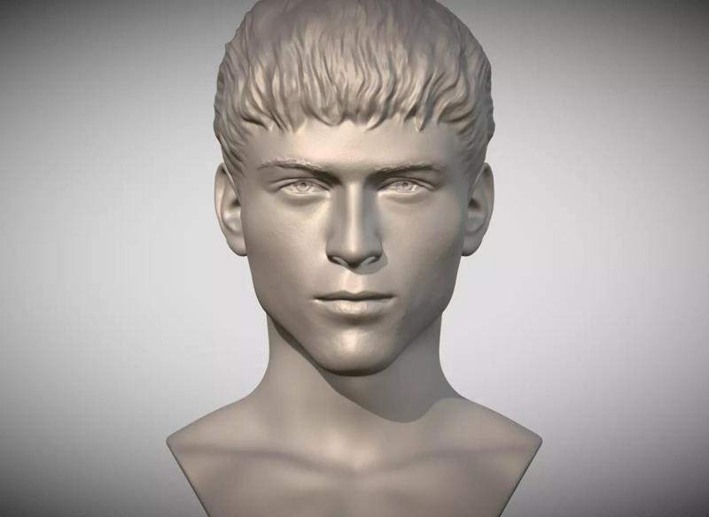 Machine Gun Kelly bust for 3D printing