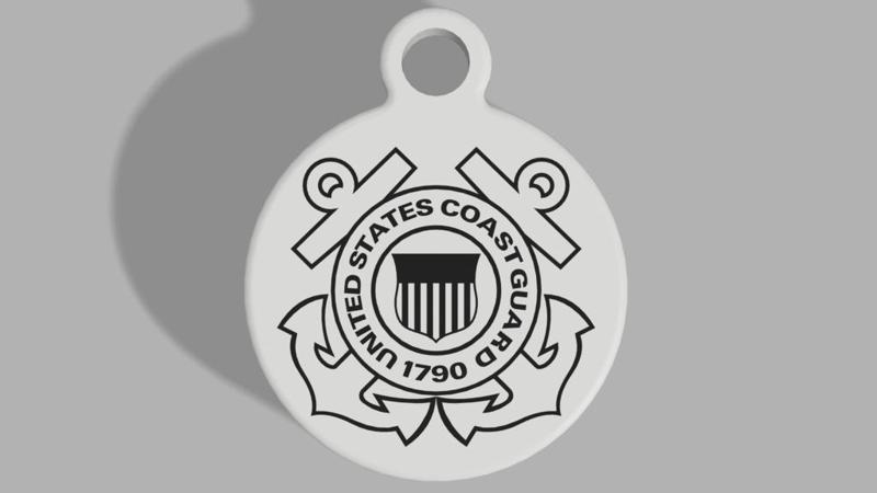 United States Coast Guard Keyring