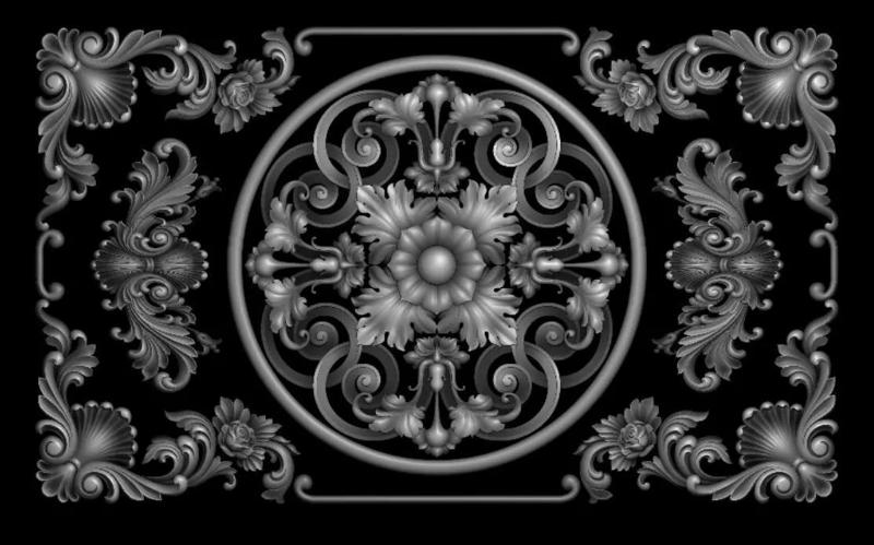 3D model ornate design