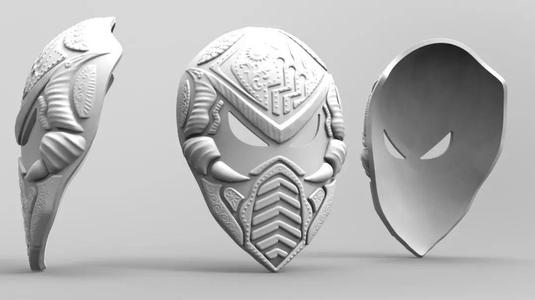 mask model for 3d printing