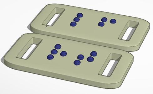 Braille Shoelace Tags