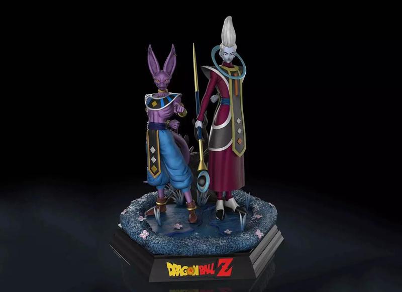 Beerus and Whis Dragon Ball 3D Model Ready to Print