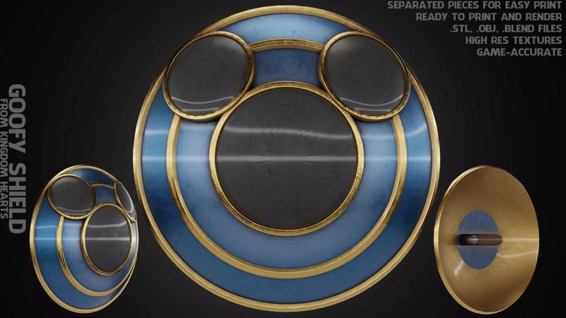 Kingdom Hearts Goofy Shield for Cosplay