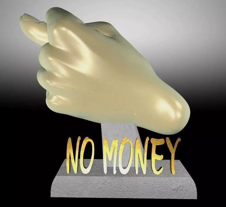 Fico 3D model fist sculpture