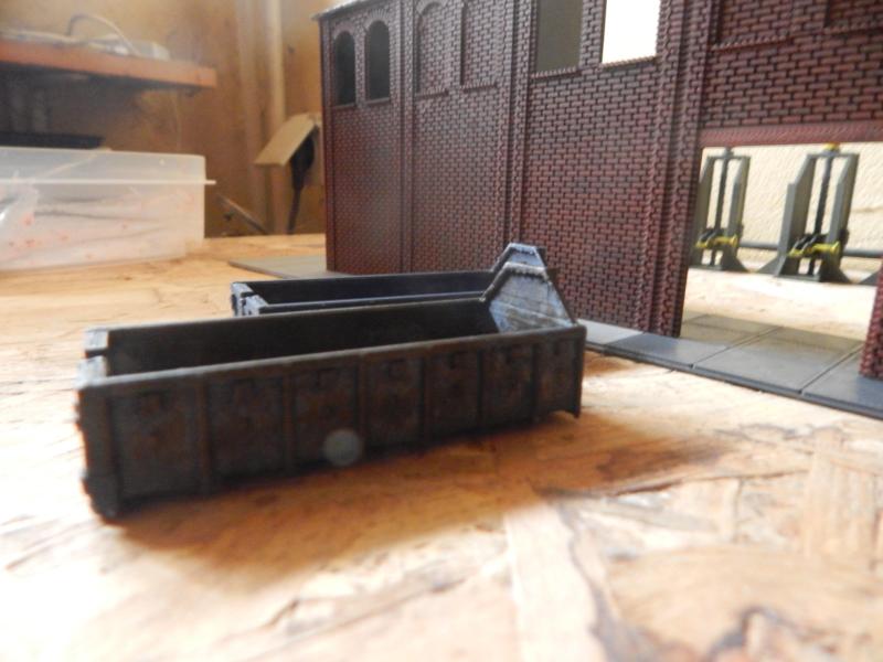 10m3 Dropside container Roll-off container H0 1:87 very detailed