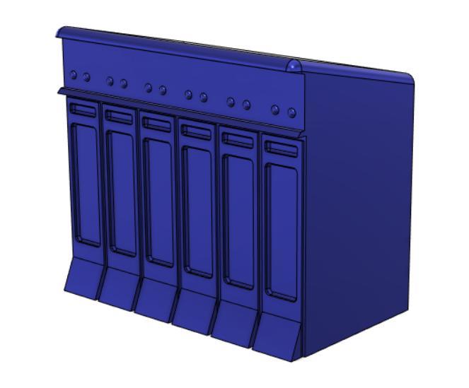 Polish mail box (1:87 scale)