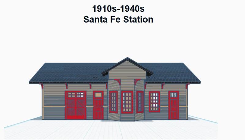 Santa Fe Depot (HO scale)