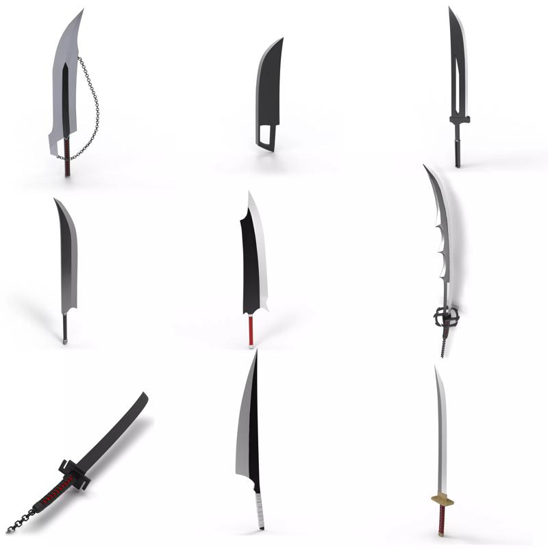 Kurosaki Ichigo Swords