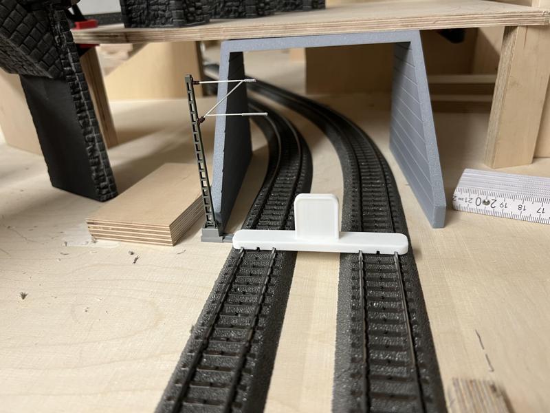 H0 tunnel portal 1:87