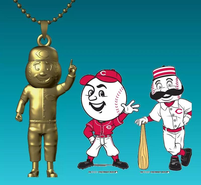 NCAA - Necklaces Cincinnati Reds - Hanging Figurine