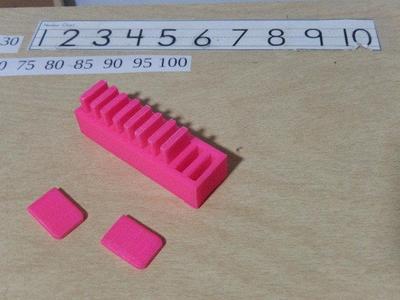 10 stick math teaching aid