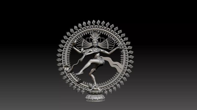 Nataraj God 3D model for 3D printing