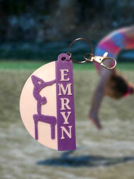 Gymnastics Bag Tag