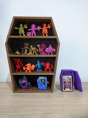 Shelf for Dracula miniatures in the form of a box