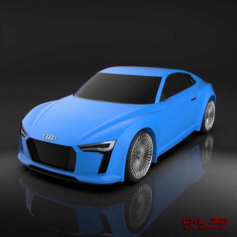 Audi E-Tron 2010 STL