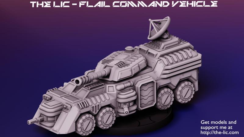 The LIC - Flail Command Vehicle