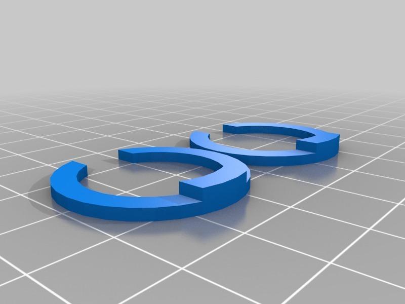 Prusa Mendel Patch-in-Place Bearing Guide