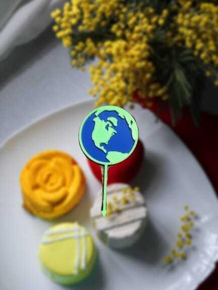 Earth Cupcake Topper
