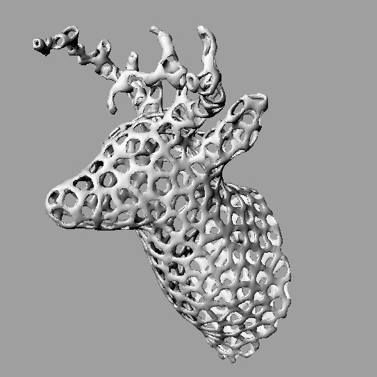 Deer Head Voronoi