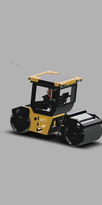 RC road roller 1:14