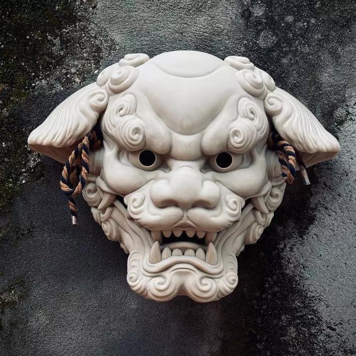 Japanese Mask Foo Dog