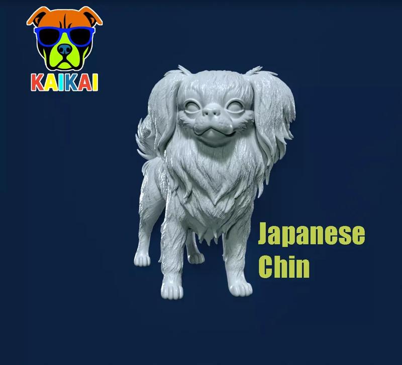 Japanese Chin Dog - Japanese Spaniel Dog - 3D print