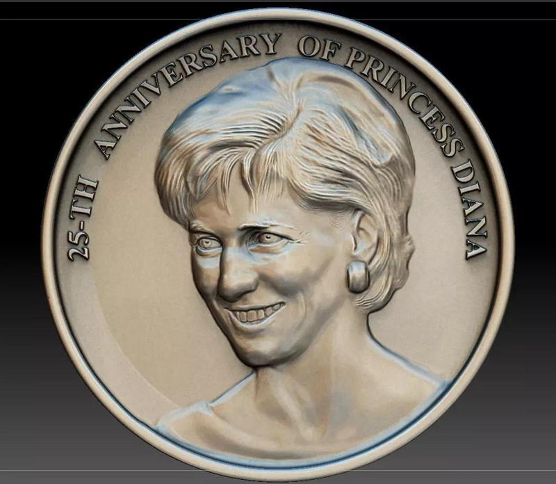 Princess Lady  Diana Spencer 3d print