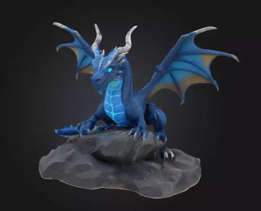 Isco the Ice Dragon - 3D Printable