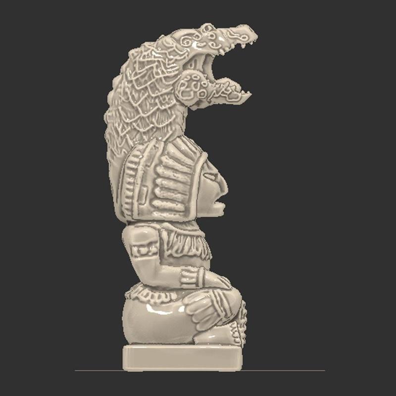 Mayan Statue for table top