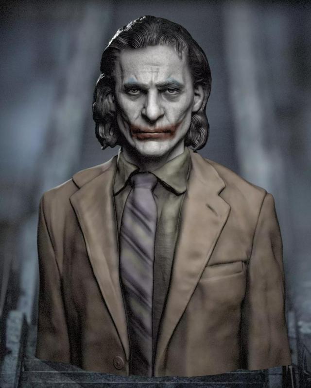 Joker 2 Folie a Deux Joker Joaquin Phoenix bust