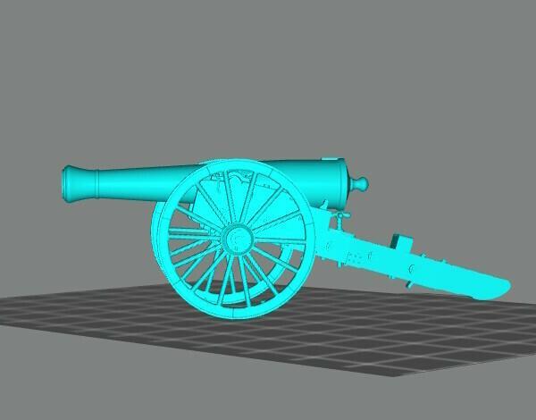 28MM ACW 24PDR SIEGE & GARRISON GUN