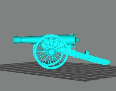 28MM ACW 24PDR SIEGE & GARRISON GUN