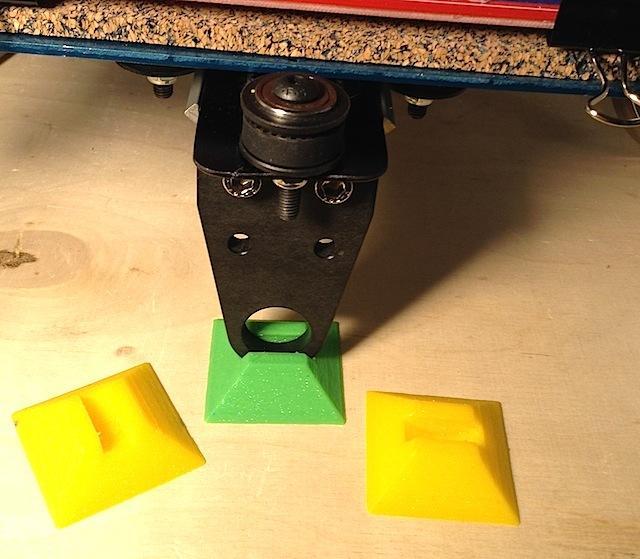 Hadron OrdBot anti-vibration feet in NinjaFlex