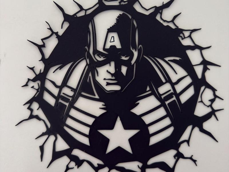 wall art Marvel capitan America